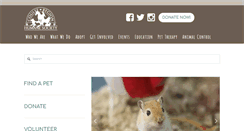 Desktop Screenshot of couleehumane.com